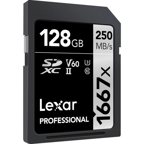 Lexar 128GB 1667x UHS-II SDXC Memory Card
