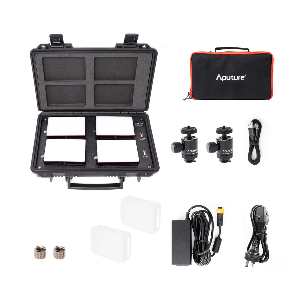 Aputure MC-4 Travel Kit